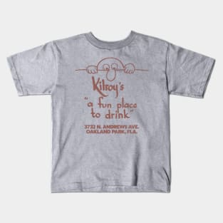 Kilroy's Bar Retro Defunct Florida Tourist Souvenir Kids T-Shirt